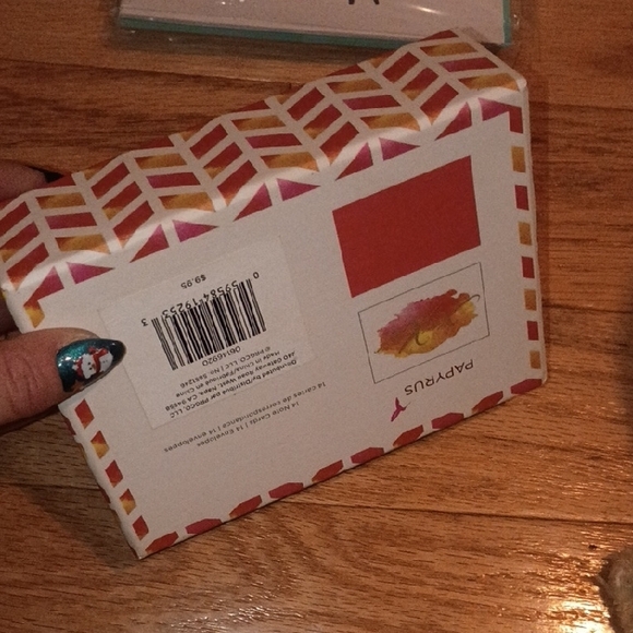 Papyrus Gold and Orange Thank You Cards - Picture 2 of 2